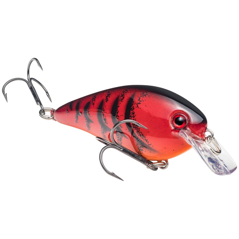 Strike King (HCKVDS1.5-450) KVD Square Bill 1.5 Fishing Lure, 450 - Delta Red, 3/8 oz, Unique Action